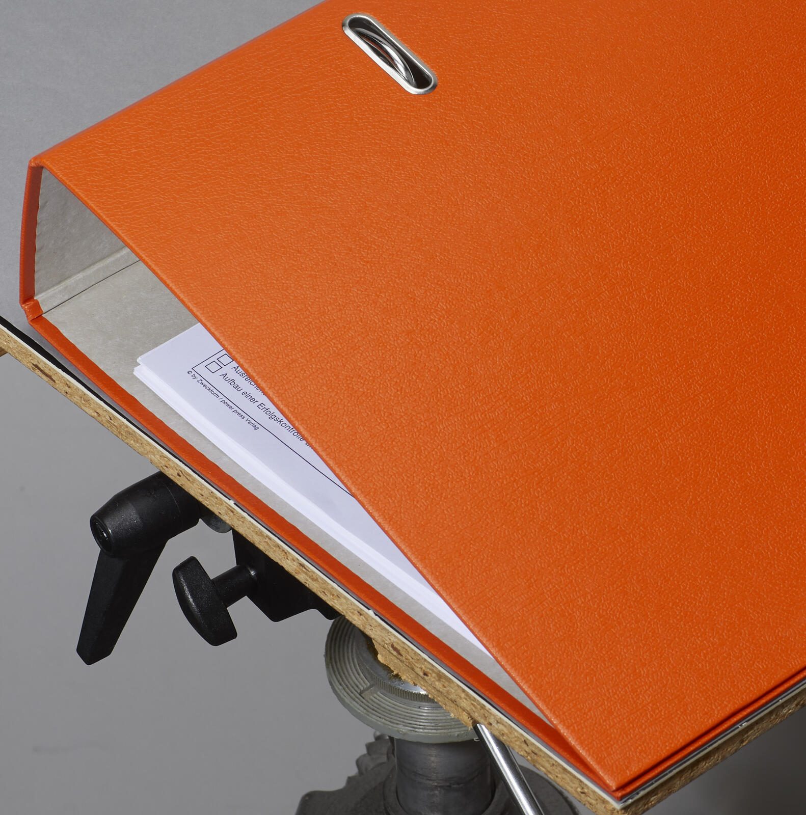 bene Ordner Rückenbreite 8 cm DIN A4 Kunststoff orange
