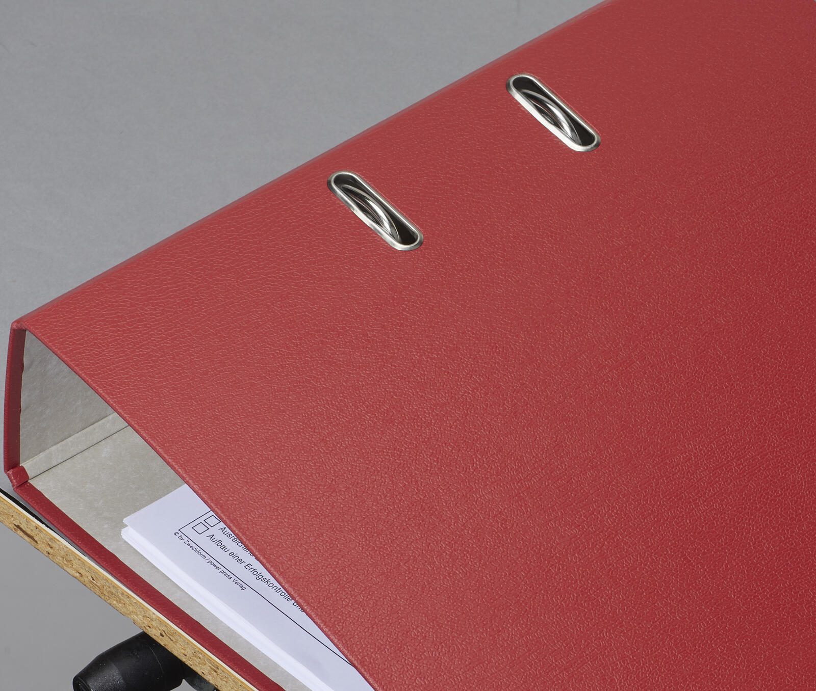 bene Ordner Rückenbreite 8 cm DIN A4 Kunststoff rot