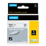 DYMO® Original IND-Heißschrumpfschlauch für Rhino, Polyolefin - schwarz auf weiss