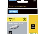 DYMO® Original IND-Heißschrumpfschlauch für Rhino, Polyolefin, schwarz auf gelb