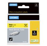 DYMO® Original IND-Heißschrumpfschlauch für Rhino, Polyolefin, schwarz auf gelb