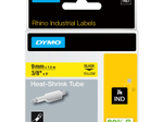 DYMO® Original IND-Heißschrumpfschlauch für Rhino, Polyolefin - schwarz auf gelb