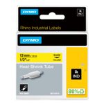 DYMO® Original IND-Heißschrumpfschlauch für Rhino, Polyolefin - schwarz auf gelb
