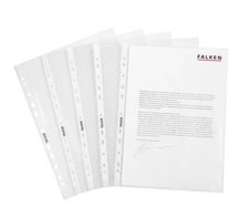 FALKEN Prospekthüllen DIN A4 0.05 mm glasklar
