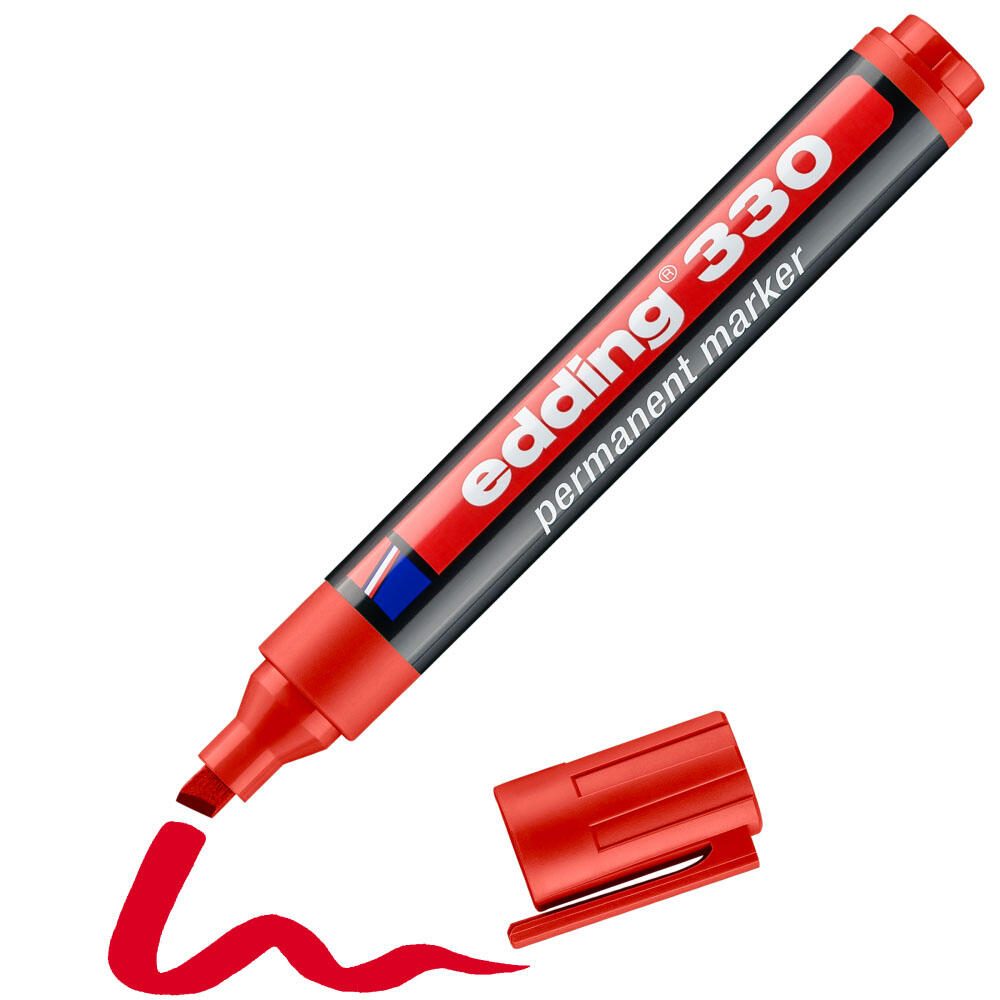 edding Permanentmarker 1.0 - 5.0 mm Rot