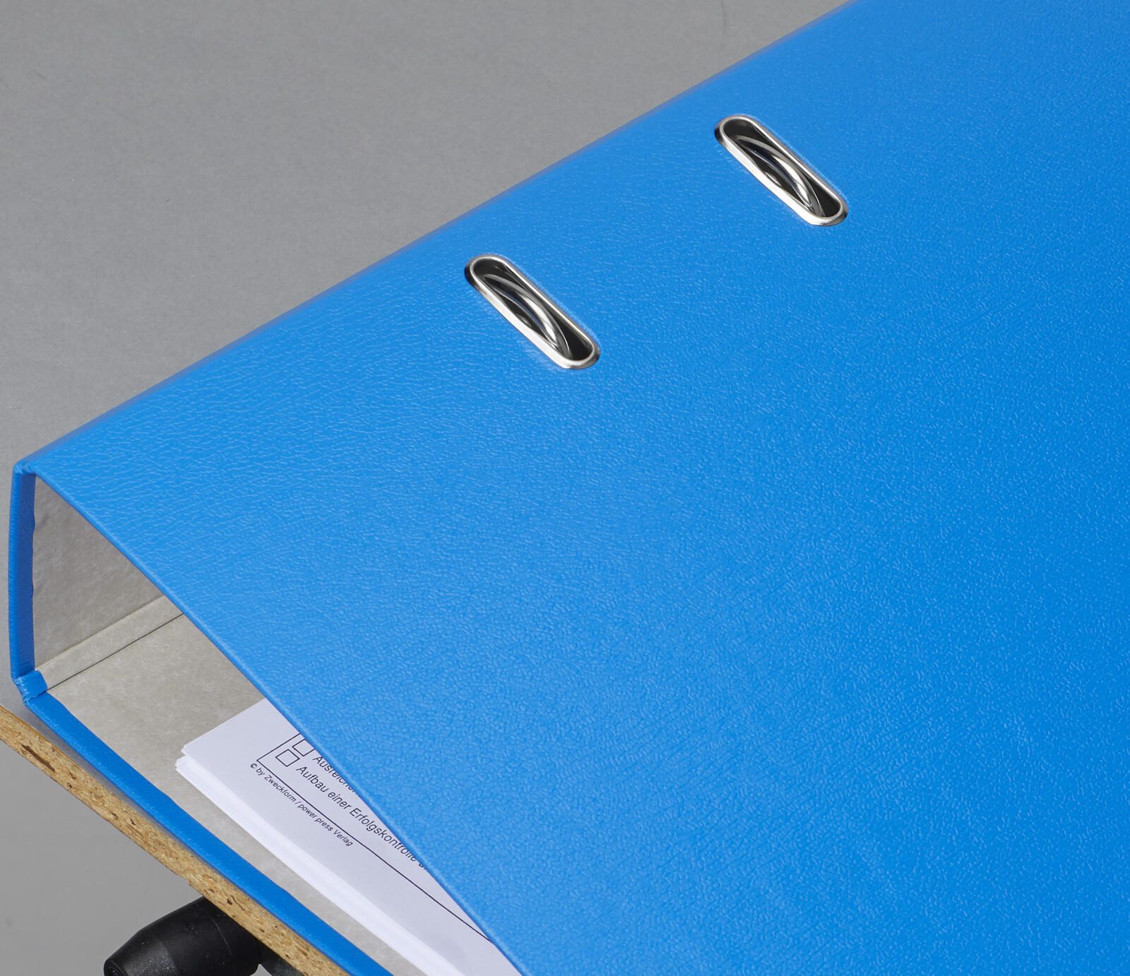bene Ordner Rückenbreite 8 cm DIN A4 Kunststoff blau