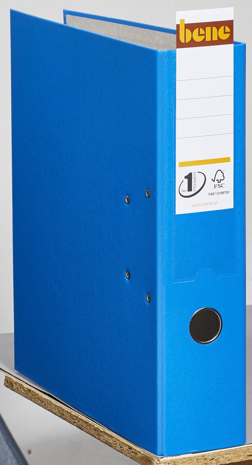 bene Ordner Rückenbreite 8 cm DIN A4 Kunststoff blau
