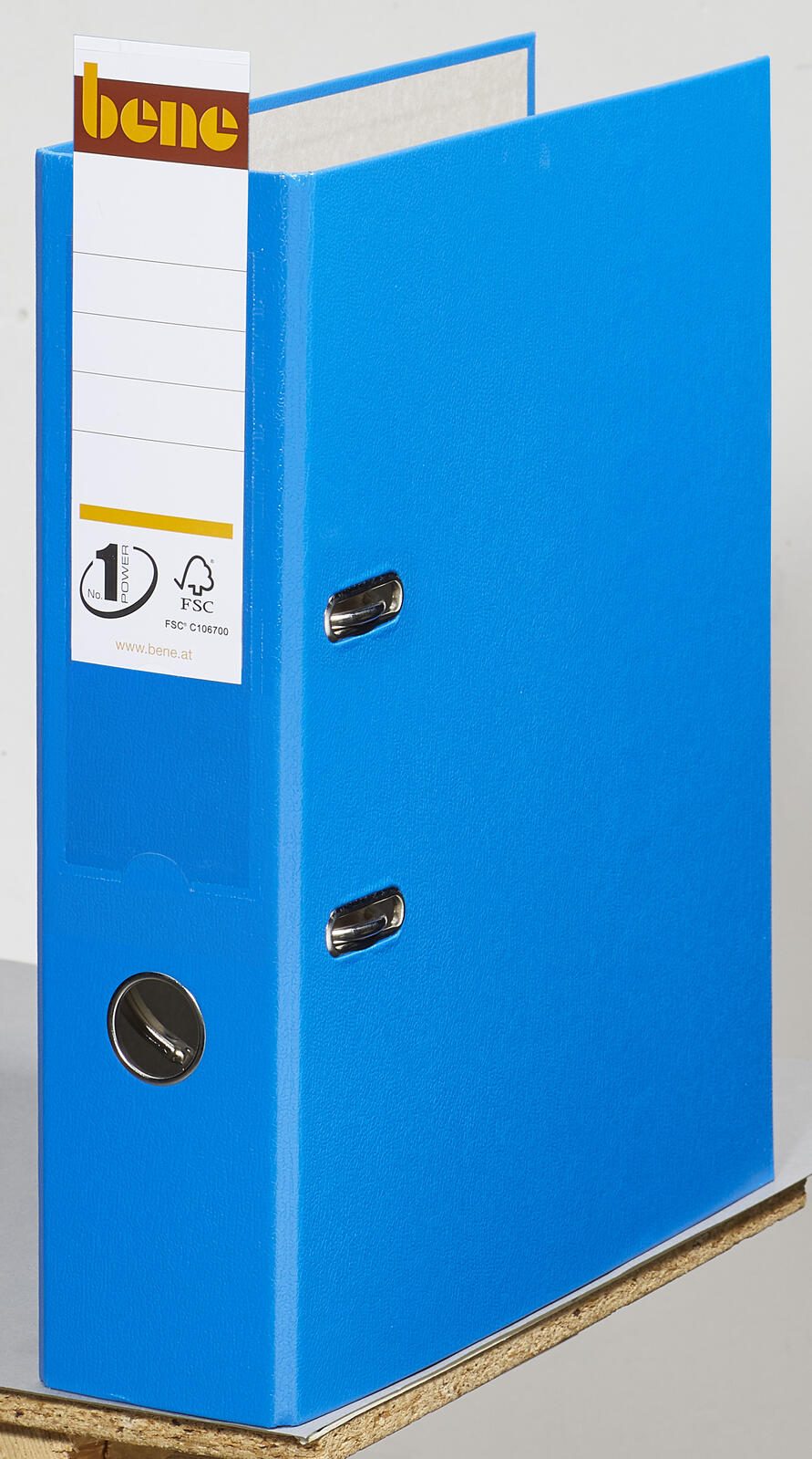 bene Ordner Rückenbreite 8 cm DIN A4 Kunststoff blau