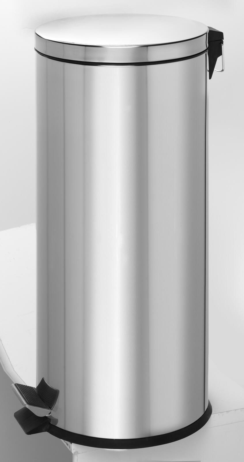 Zeller Mülleimer 30,0 l edelstahl