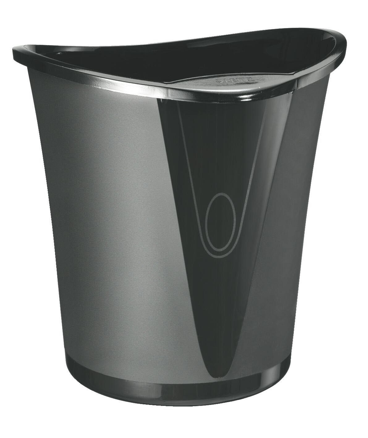 LEITZ Papierkorb 18,0 l schwarz