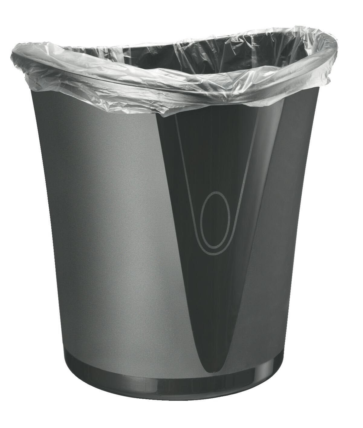 LEITZ Papierkorb 18,0 l schwarz