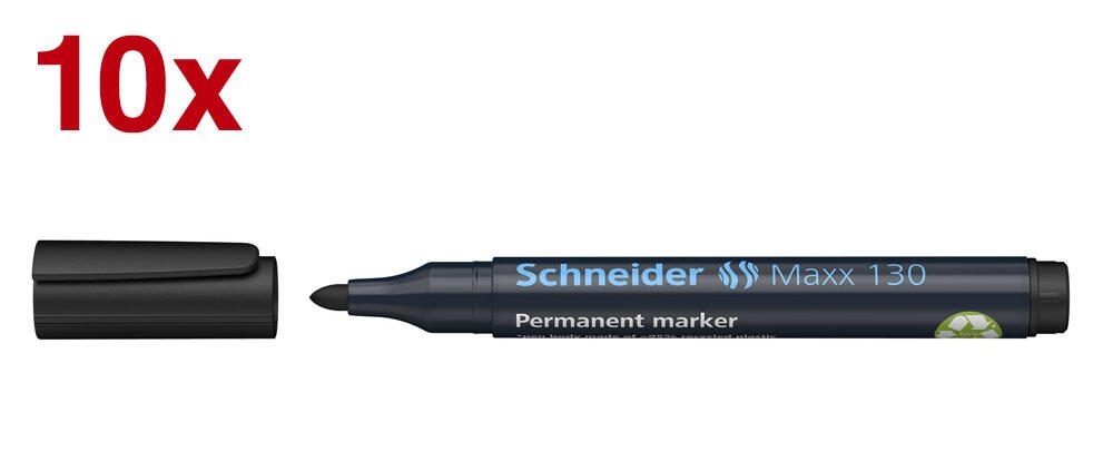 Schneider Permanentmarker 1.0 - 3.0 mm Schwarz