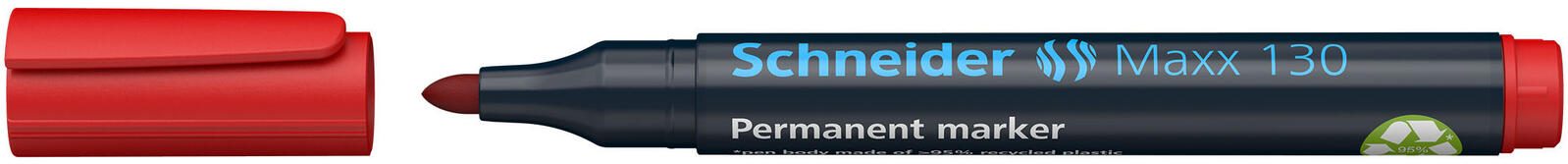 Schneider Permanentmarker 1.0 - 3.0 mm Rot