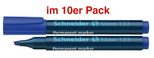 Schneider Permanentmarker 1.0 - 4.0 mm Blau