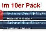 Schneider Permanentmarker 1.0 - 4.0 mm Rot