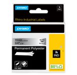 DYMO® Original IND-Schriftband für Rhino, Permanent Polyester - schwarz auf metallic