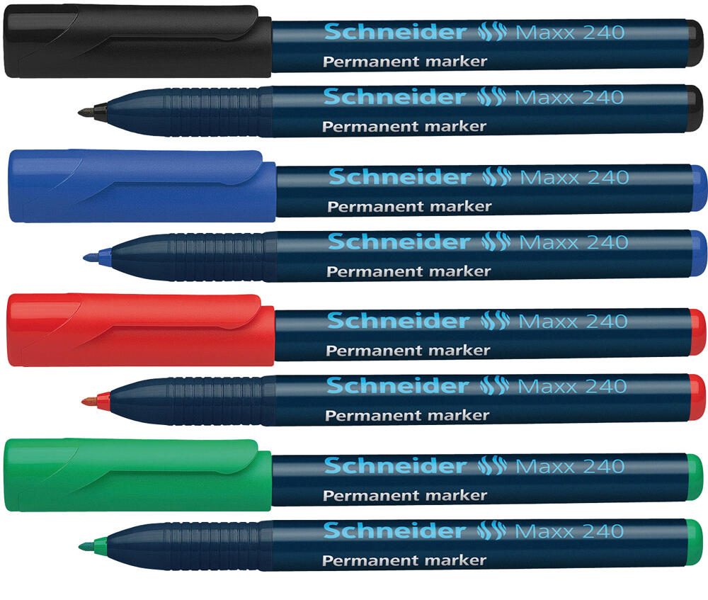 Schneider Permanentmarker 1.0 - 2.0 mm Schwarz
