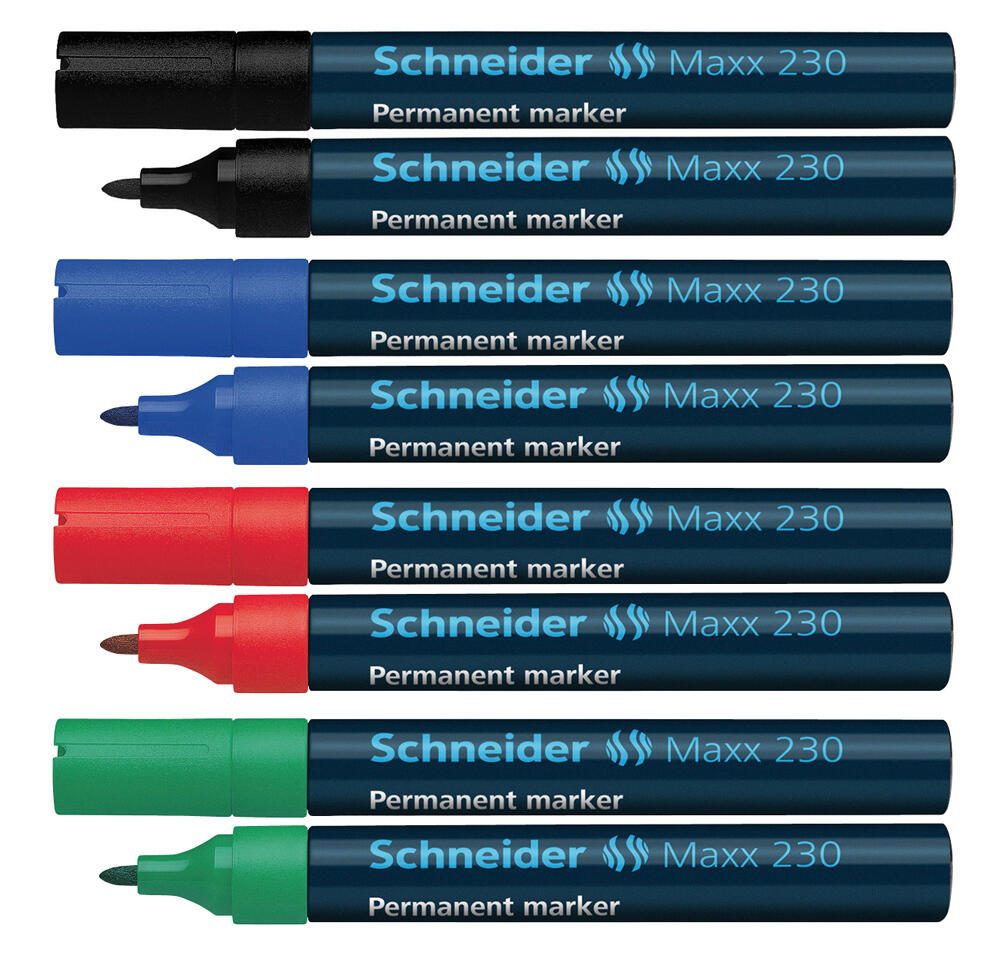 Schneider Permanentmarker 1.0 - 3.0 mm Schwarz