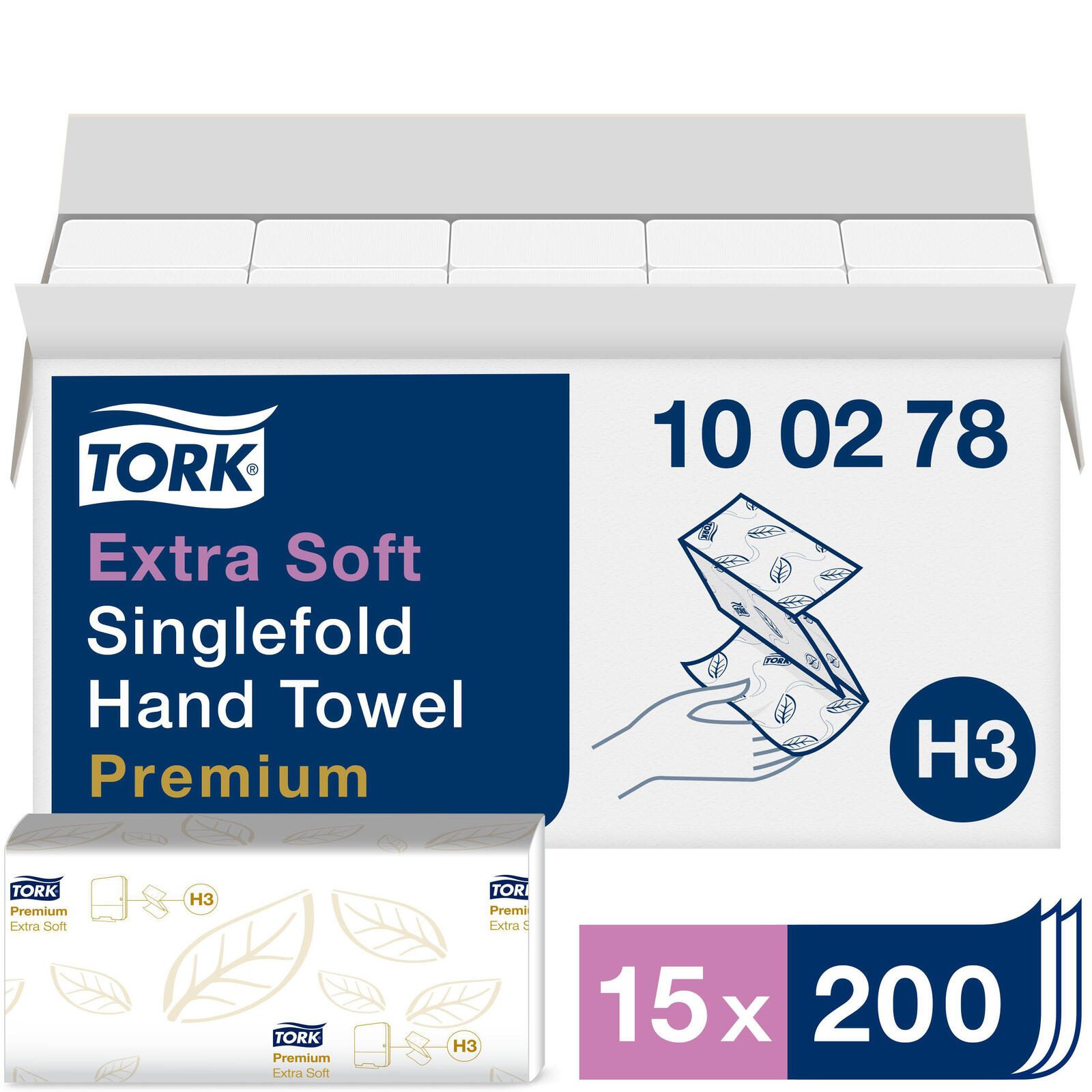 TORK Papierhandtücher Premium 2-lagig