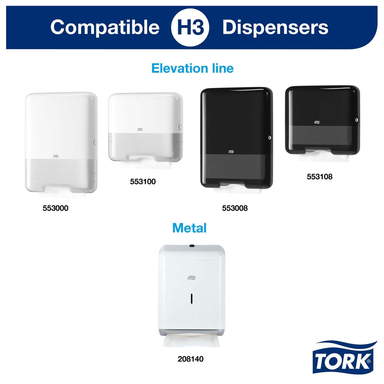 TORK Papierhandtücher Premium 2-lagig