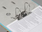 bene Ordner Rückenbreite 8 cm DIN A4 Kunststoff türkis