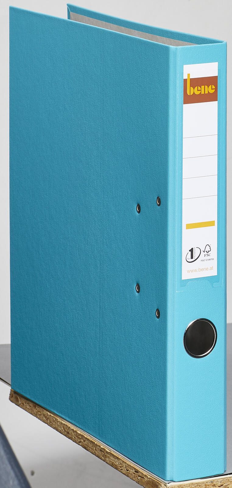 bene Ordner Rückenbreite 5.2 cm DIN A4 Kunststoff türkis
