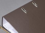 ELBA Ordner Rückenbreite 8 cm DIN A4 Kunststoff braun