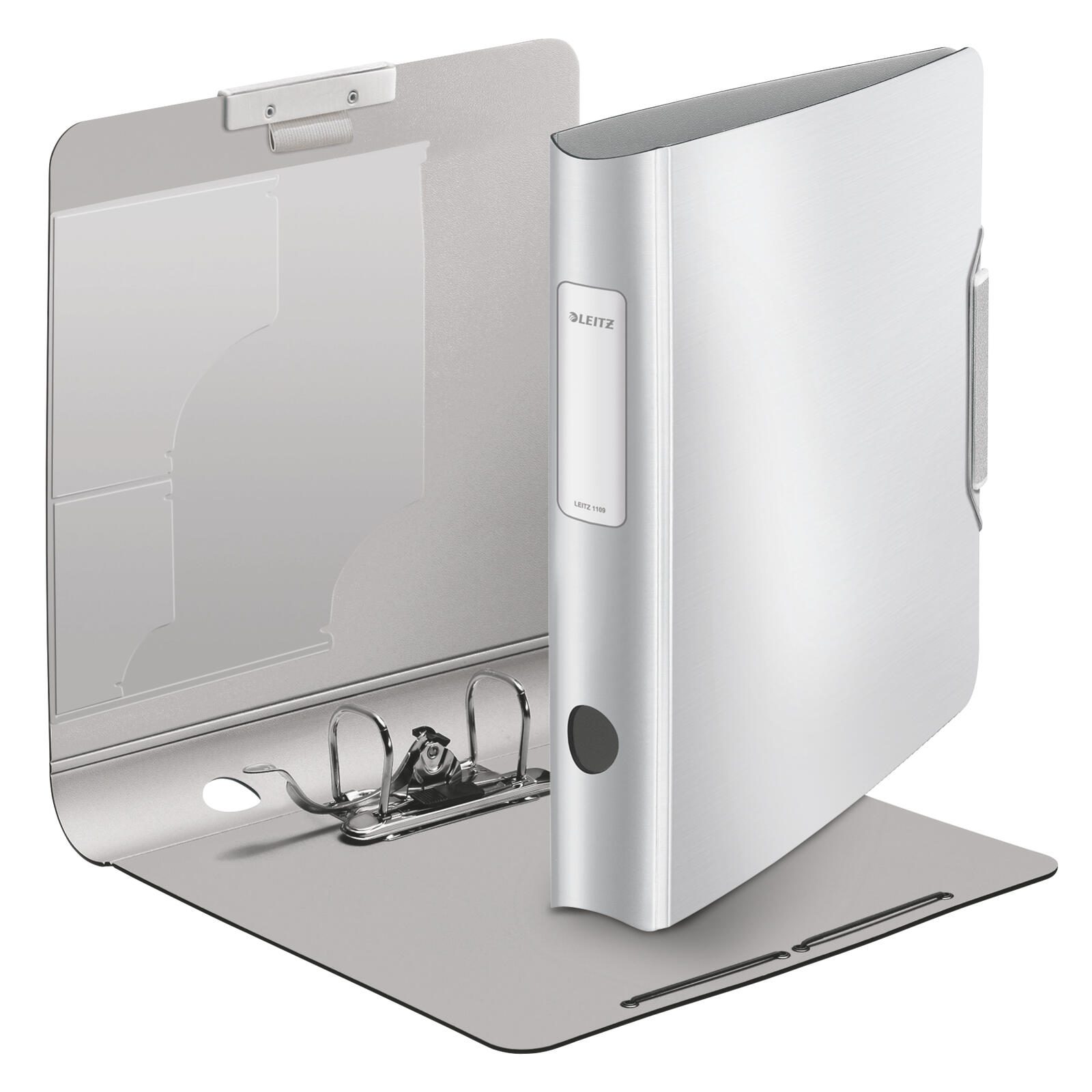 LEITZ Ordner Rückenbreite 6.5 cm DIN A4 Kunststoff arktik weiß