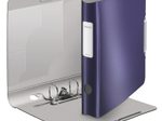 LEITZ Ordner Rückenbreite 6.5 cm DIN A4 Kunststoff titan blau