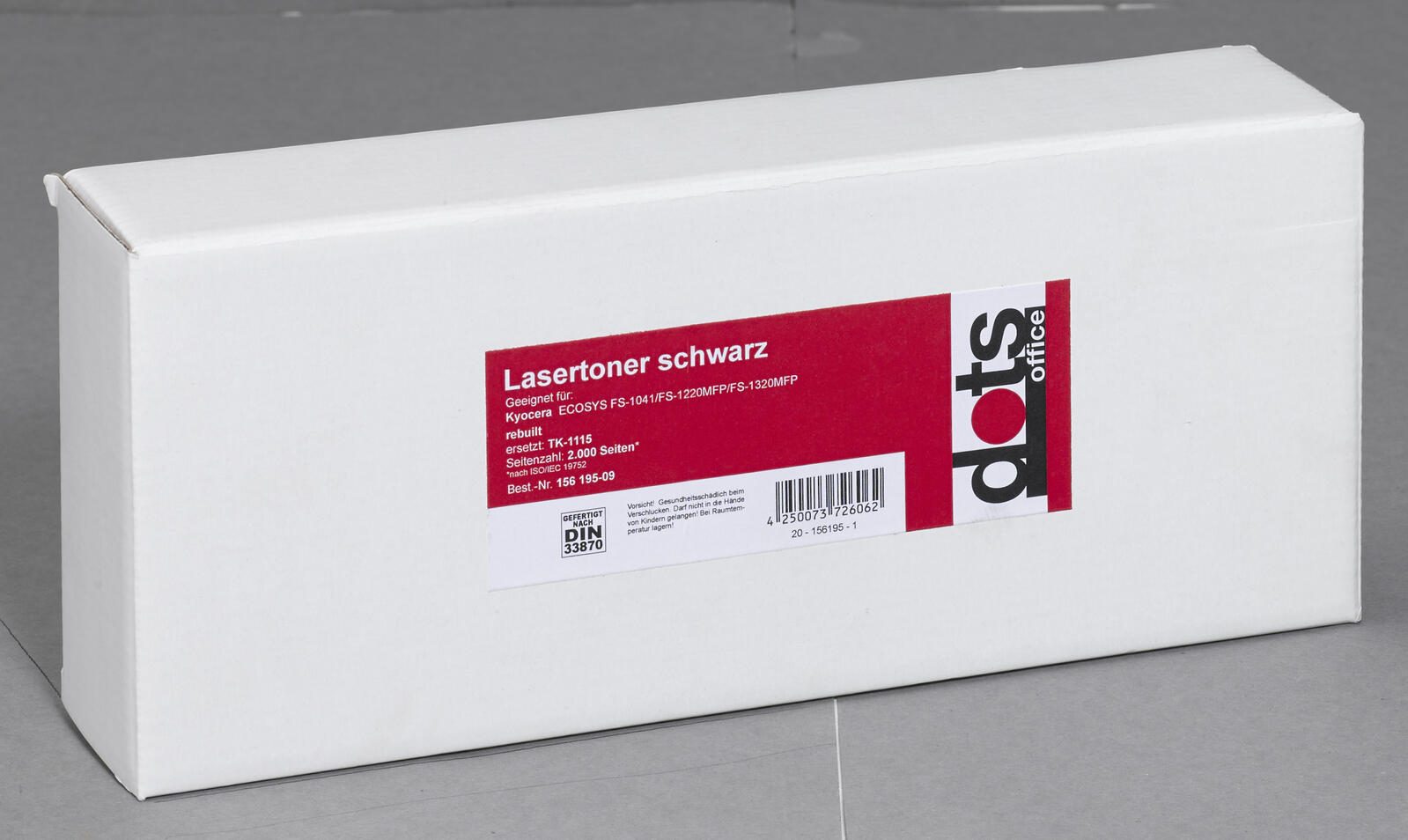 dots Toner kompatibel zu KYOCERA TK-1115 schwarz