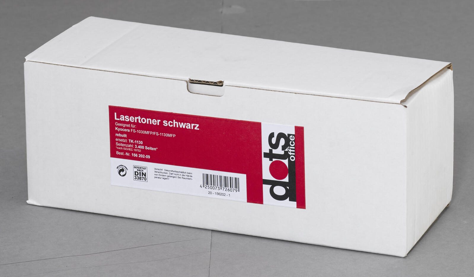 dots Toner kompatibel zu KYOCERA TK-1130 schwarz