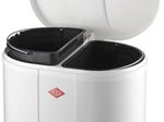 WESCO Mülltrenner 2x 15,0 l weiß