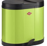 WESCO Mülltrenner 2x 15,0 l limegreen