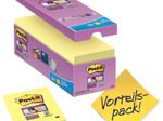 Post-it® Haftnotizen extrastark 654 gelb 14 Blöcke + GRATIS 2 Blöcke
