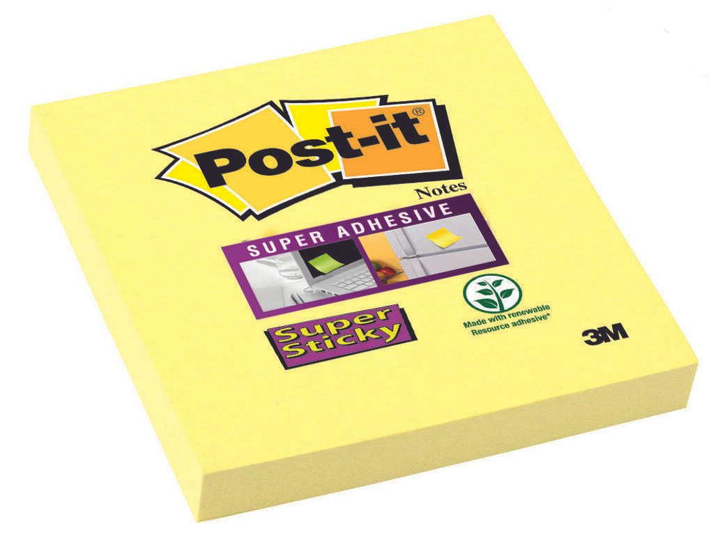 Post-it® Haftnotizen extrastark 654 gelb 14 Blöcke + GRATIS 2 Blöcke