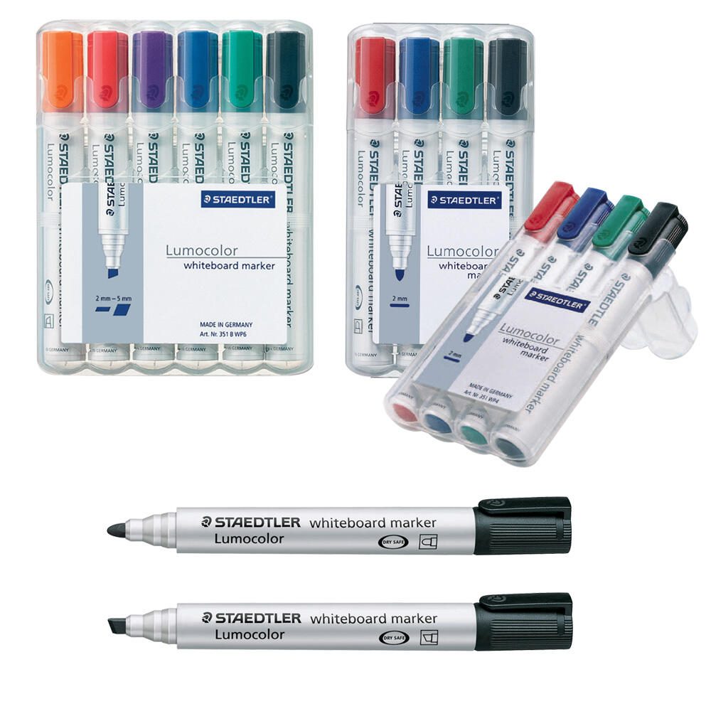STAEDTLER Lumocolor Whiteboard-Marker 2.0 - 5.0 mm Mehrfarbig