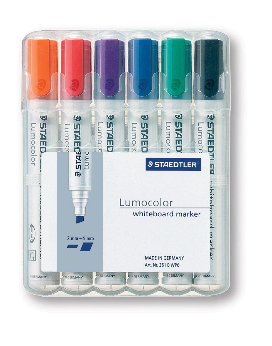 STAEDTLER Lumocolor Whiteboard-Marker 2.0 - 5.0 mm Mehrfarbig