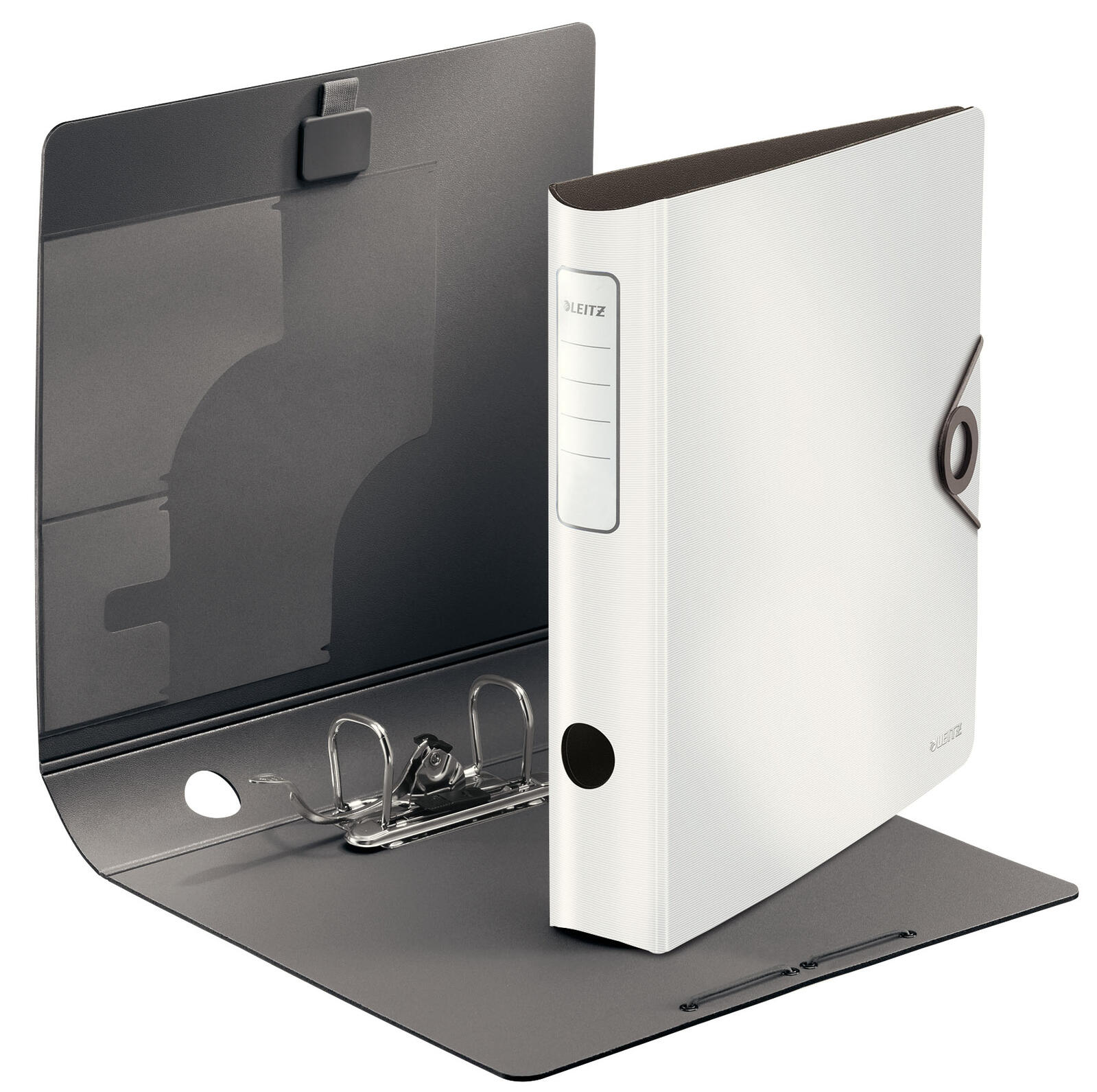 LEITZ Ordner Rückenbreite 6.5 cm DIN A4 Kunststoff weiß