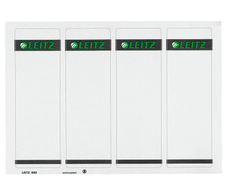 LEITZ 1685 Ordneretiketten für 8 cm Rückenbreite 61,5 x 192,0 mm, lichtgrau