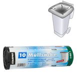 PAPSTAR Müllbeutel 140,0 l schwarz