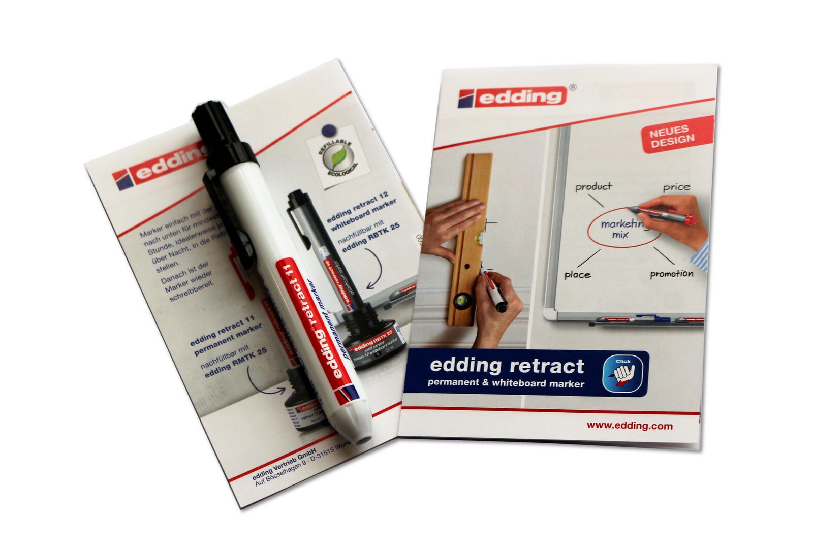 edding Permanentmarker 1.5 - 3.0 mm Schwarz