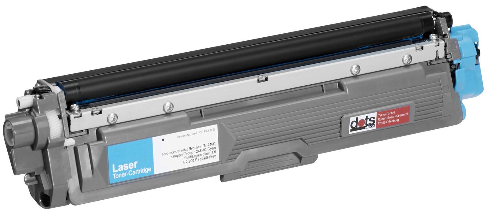 dots Toner kompatibel zu brother TN-246c cyan