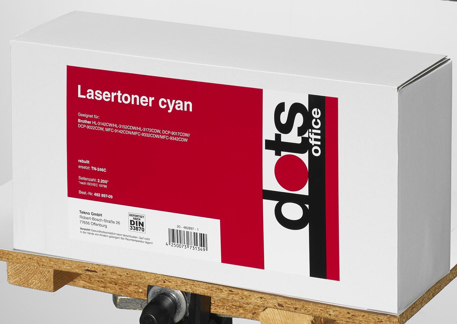 dots Toner kompatibel zu brother TN-246c cyan