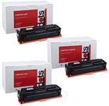 dots Toner kompatibel zu HP 131A; Canon 731(U0SL1AM; 6271B002/6270B002/6269B002), 3er-Set cyan, magenta, gelb