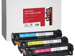 dots Toner kompatibel zu HP 131A; Canon 731(U0SL1AM; 6271B002/6270B002/6269B002), 3er-Set cyan, magenta, gelb