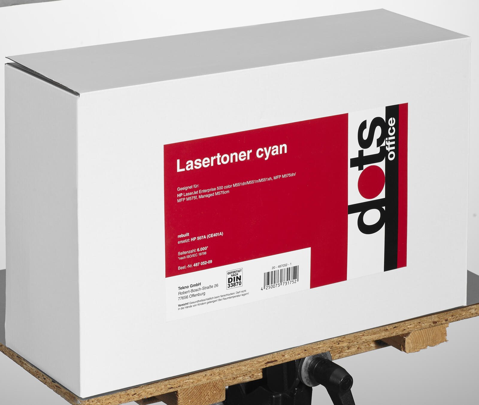 dots Toner kompatibel zu HP 507A (CE401A) cyan