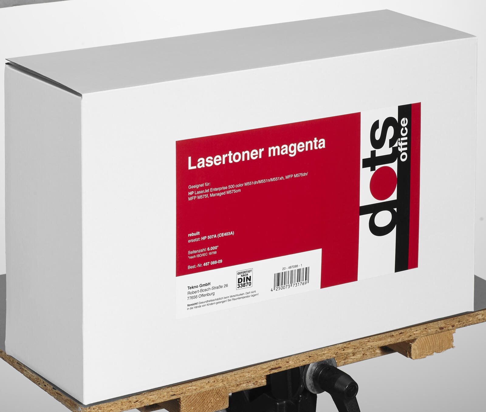 dots Toner kompatibel zu HP 507A (CE403A) magenta