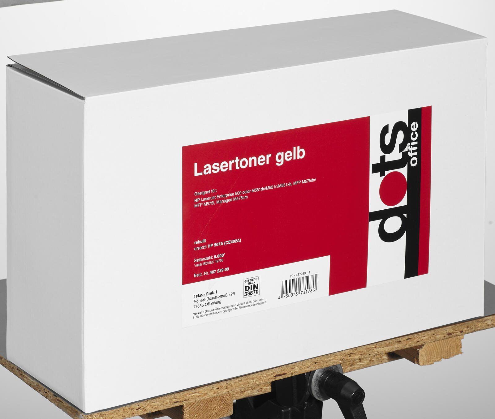 dots Toner kompatibel zu HP 507A (CE402A) gelb