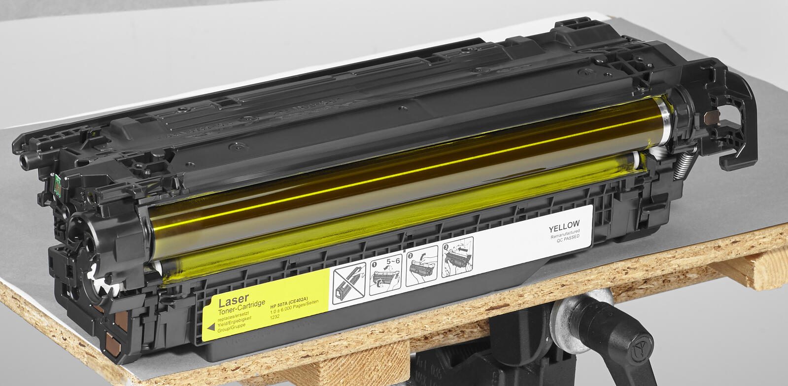dots Toner kompatibel zu HP 507A (CE402A) gelb