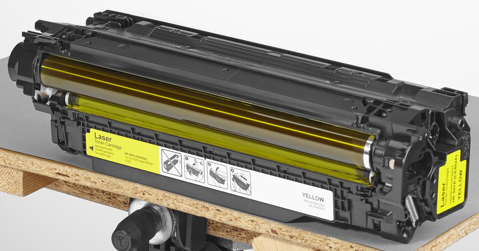 dots Toner kompatibel zu HP 507A (CE402A) gelb